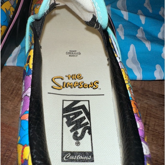 Vans The Simpsons Springfield Custom Classic Slip On Platform - Picture 6 of 10
